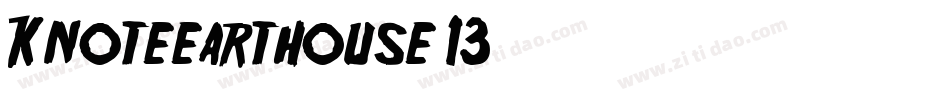 Knoteearthouse 13字体转换